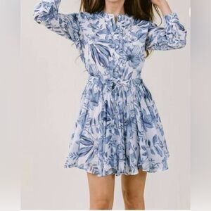 Laroque Reece Floral Dress in hibiscus L